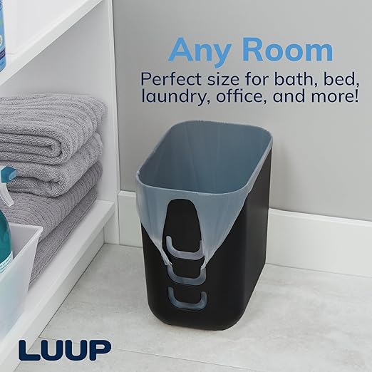 STORi Luup Bathroom Wastebasket 2pk, Secure Grocery Bags, Plastic Garbage - Image 7