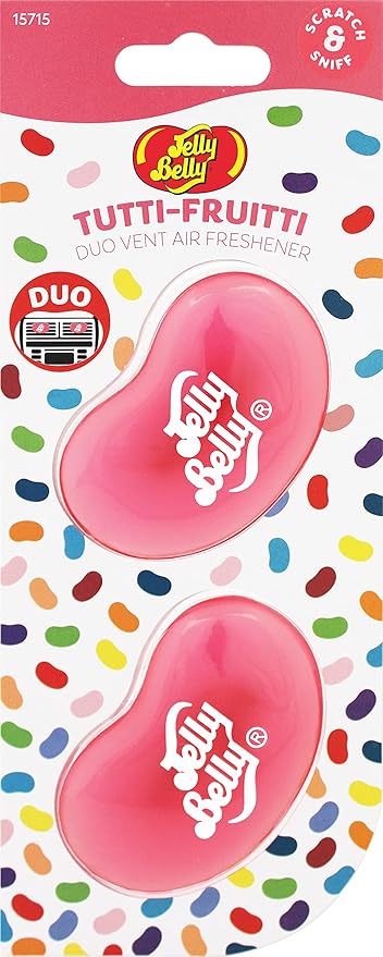 Jelly Belly 15715 3D Gel Mini Vent Air Freshener Duo Pack by JellyBelly