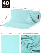 Fantasticlean Microfiber Cleaning Cloth Roll -40 Pack, Tear Away Microfiber - Image 4