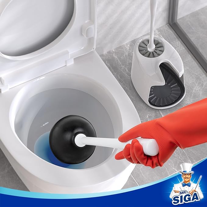MR.SIGA Toilet Plunger and Bowl Brush - Image 7