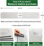 Stone Faucet Mat for Kitchen Sink, Diatomite Drying Stone Mat & Sink Protectors - Image 7