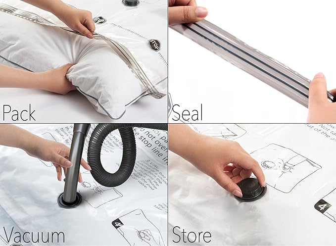 SpaceAid 14 Pack Vacuum Storage Bags - Image 7