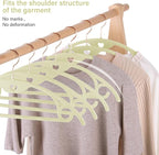 IEOKE Velvet Hangers 50 Pack: Felt Clothes Hangers Heavy Duty Shirt Sweater - Image 5
