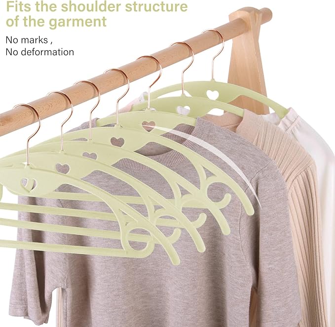IEOKE Velvet Hangers 50 Pack: Felt Clothes Hangers Heavy Duty Shirt Sweater - Image 5