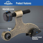 HOMOTEK 20 Pack Hinge Pin Door Stopper, Hinge Stops - Image 2