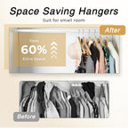 HOUSE DAY Space Saving Hangers 100 Pack, Clothes Hanger Connector Hooks - Image 2