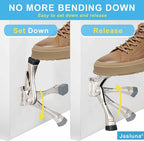 Kickdown Door Stopper 4" – 4 Pack, Heavy-Duty Commercial Foot-Operated Door - Image 6