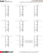 ClosetMaid SuiteSymphony Wood Closet Organizer Starter Kit - Image 5