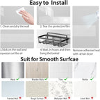 5 Pack Shower Caddy Organizer Rack Shelf - Image 7