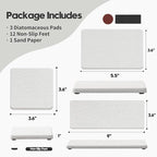 3PCS Bathroom Sink Vanity Trays, Quick Stone Drying Mat Dish Soap Dispenser - Image 4