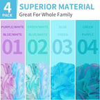Bath Loofah Shower Sponge Body Back Scrubber Soft Mesh Shower Puffs Exfoliating - Image 4