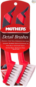 Mothers Car Detailing Brush for Stain and Hair Removal on Vinyl and Leather by Mothers