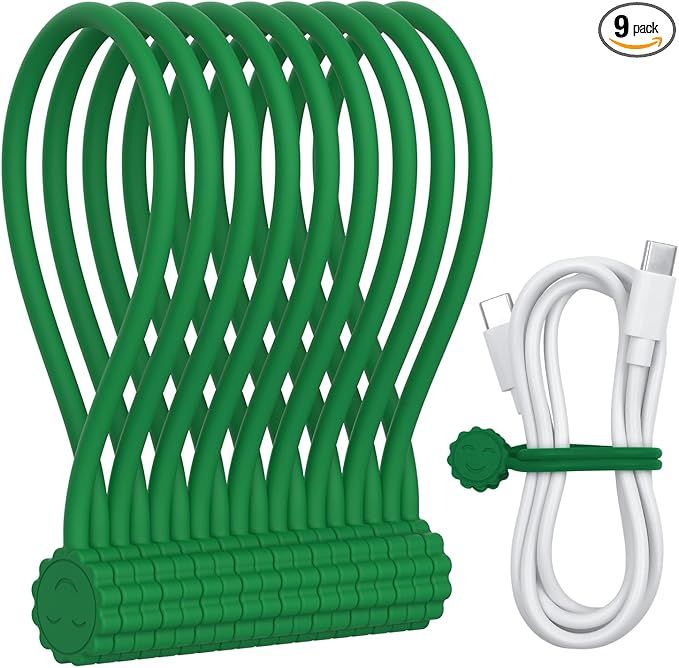 Rich&Ray Silicone Magnetic Twist Ties, Reusable Magnetic Ties by RichRay