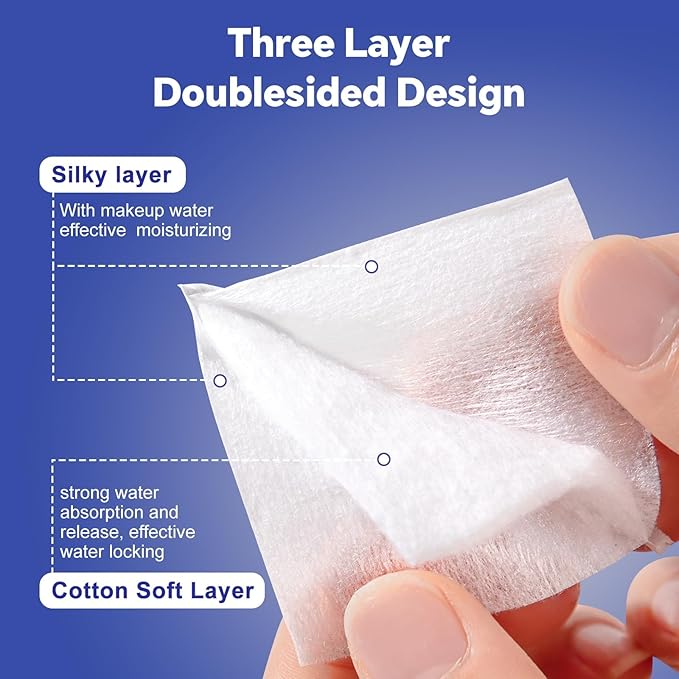 Square Cotton Pads for Face - Image 2