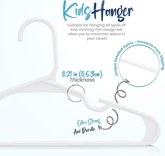 Utopia Home 360 Pack Kids Hangers - Image 3