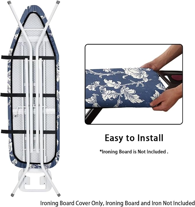 Sprowallow Vintage Flowers Ironing Board Covers - Image 4