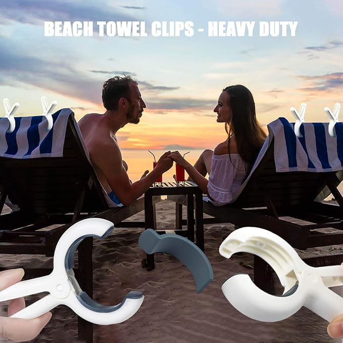 Beach Towel Clips Heavy Duty, Towel Clip - Image 2