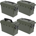 Sheffield 12757 4-Pack Ammo Storage Box, Stackable .30 Cal Field Boxes by Sheffield