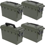 Sheffield 12757 4-Pack Ammo Storage Box, Stackable .30 Cal Field Boxes by Sheffield