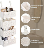 Over the Door Organizer Macrame Boho Nursery Storage - Image 2