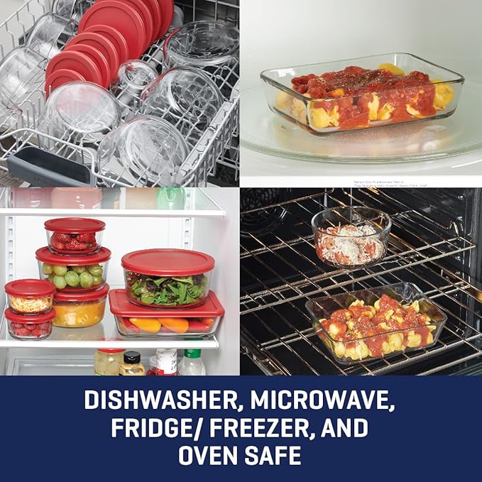Anchor Hocking 26 Piece Glass Storage Containers - Image 2
