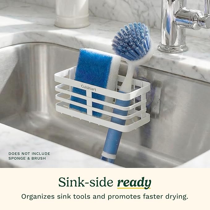 Cuisinart Sponge Holder for Kitchen Sink—Metal Sink Caddy - Image 2