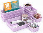 10 PCS Drawer Organizer Set, 4 Size Makeup Drawer Divider Organizer by StoreHappily