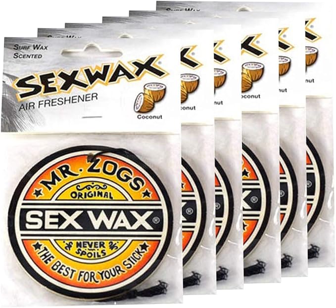 Sex Wax Air Freshener Coconut 6-Pack by Unknown