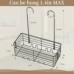 DELLAN Hanging Shower Rack, Shower Organizer Hanging - Image 4