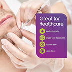 Inspire Exam Medical Clear Vinyl Disposable Gloves - Image 3