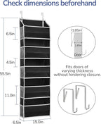 ULG 1 Pack Over The Door Organizer – 5 Shelf Door Organizer Hanging & 10 Side - Image 4