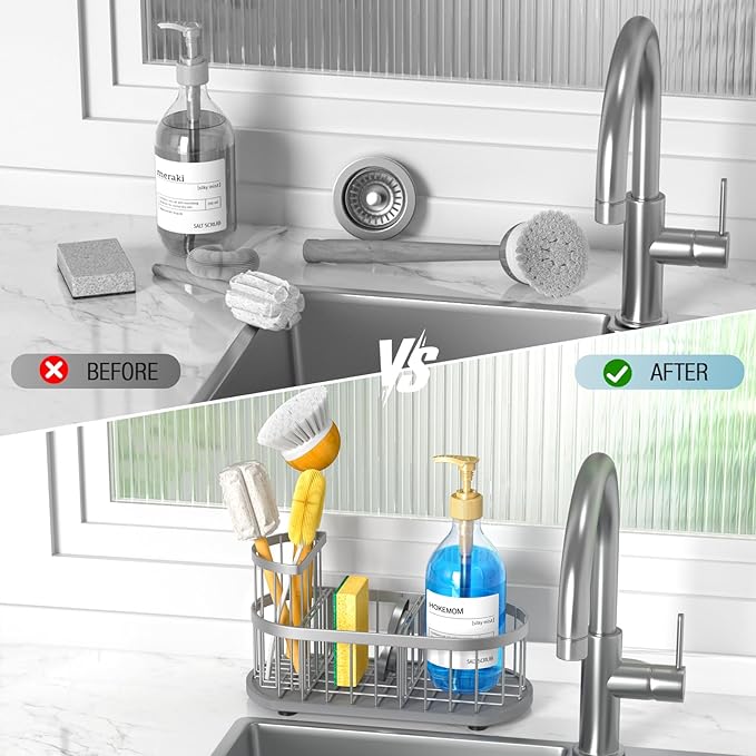 Kitchen Sink Caddy Organizer, Sponge Holder - Image 6