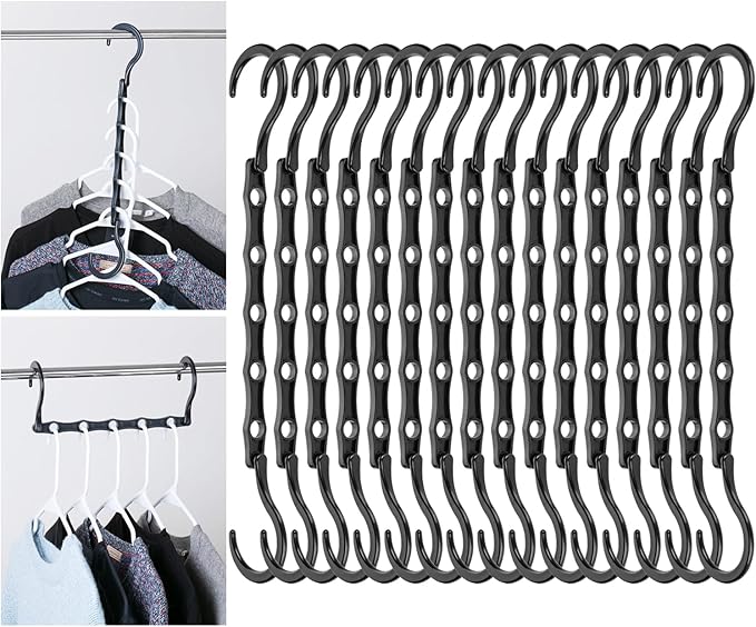 Mr. Pen- Space Saving Hangers for Clothes, Plastic Multi Clothes Hangers Space by MrPen
