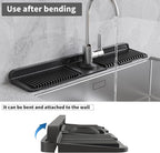 WAFT YEARN 24X5 Inch Silicone Durable Faucet Mat Kitchen Sink Splash Guard - Image 6
