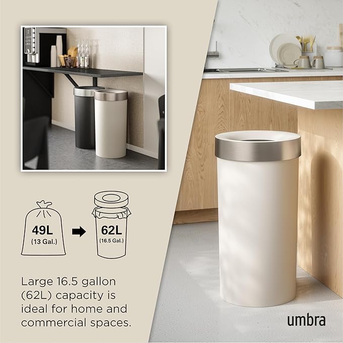 Umbra Vento Kitchen Trash Can - Image 5