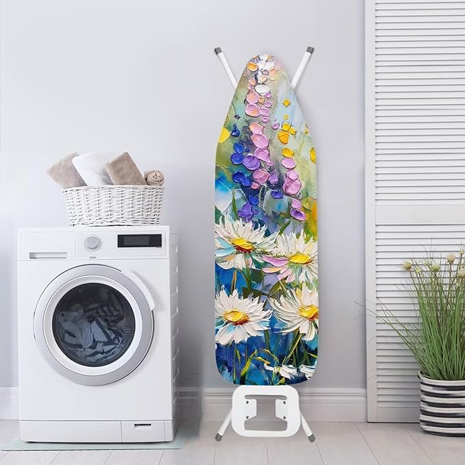 Daisy Painting Ironing Board Cover and Pad Standard Size Lightweight Ironing Pad - Image 3