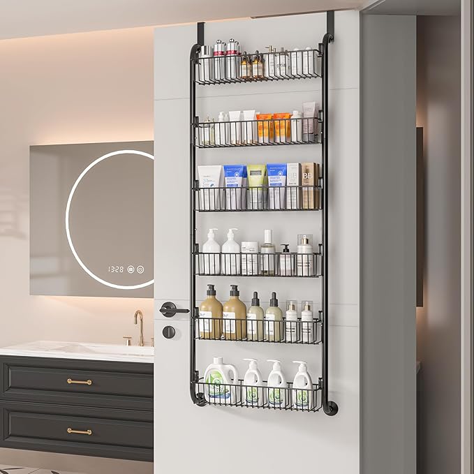 MIAOLI Over the Door Pantry Organizers and Storage, 6-Tier Spice Rack, Home & - Image 8