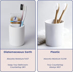 Drying Stone Toothbrush Holder, Diatomite Toothbrush Holders - Image 9