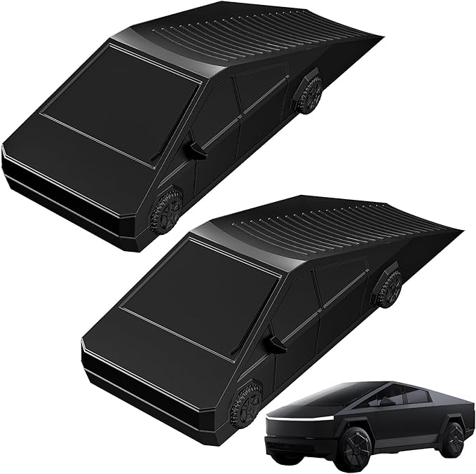 2Pc Funny Tesla Cybertruck Door Stoppers by AIMAXINKE