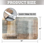 MCALK Brown Dish Drying Mat for Kitchen Counter, Dark Brown Dish Drying Pad - Image 6