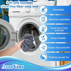 8 Pack Reusable Microfiber Mop Pads Compatible - Image 5