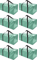 Extra Large Moving Bags with Zippers & Carrying Handles, Heavy-Duty Storage Tote by PANDA+JOYS