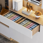 Joyoldelf Sock Drawer Organizer Divider 2 Packs Underwear Organizer, 24 Cell - Image 2