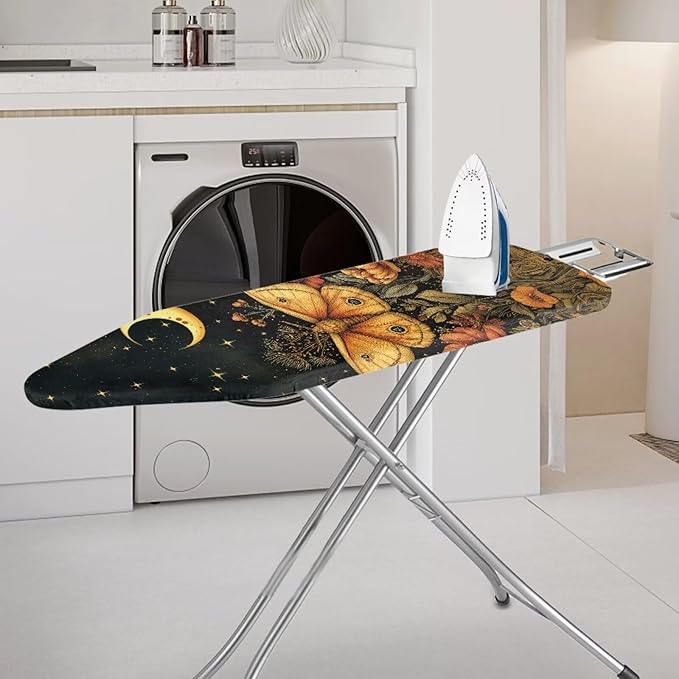 Butterfly Starry Sky Steam Ironing Board Cover, Retro Butterfly Flower Cluster - Image 2