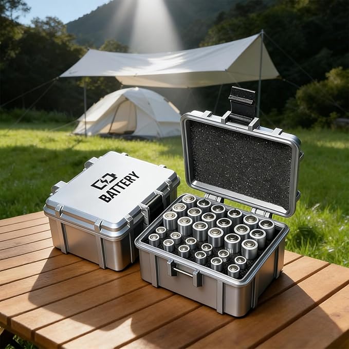 Battery Storage Case for 12 AA and 18 AAA Battery, 3D Printing PETG Waterproof - Image 8