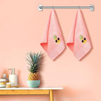 2 Pcs Party Like a Pineapple Hand Towels Coral Bathroom Decor 14x29 Inch - Image 4