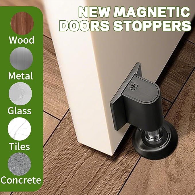 2026 New Door Wedge Stopper, Upgraded Magnetic Doors Stoppers - Image 3