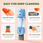 3 in 1 Cup Lid Gap Cleaning Brush Set, Silicone Cup Lid Gap Cleaner, Home - Image 4