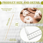 Zhehao 300 Pcs 8 Inch Large Cotton Swabs - Image 2