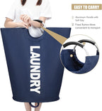 125L X-Large Laundry Basket, Freestanding Tall Clothes Hamper, Collapsible - Image 5